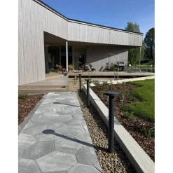 Betonilaatta Rudus Gaala 80, 560x430x80mm, grafiittivalkoinen