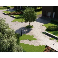 Betonilaatta Rudus Gaala 45, 560x430x45mm, harmaa