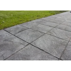 Betonilaatta Rudus 398x398x50mm, musta, profiloitu