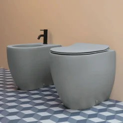 Bidee Lavabo Glomp, back to wall, matta, eri värejä