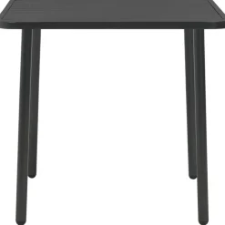 Bistrokalusteryhmä ulkotiloihin 3 osaa, teräs, tummanharmaa