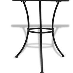 Bistropöytä 60 cm, sininen ja valkoinen mosaiikki