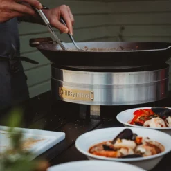 Cataplanasetti GrillSymbol PRO-450 inox CAT Ø45 cm kaasupoltin säädinletkusetti