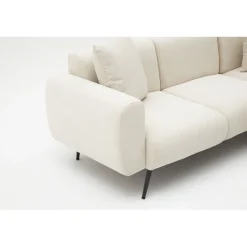 Divaanisohva Linento Furniture Side, 3-istuttava, oikea, kerma