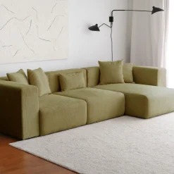 Divaanisohva Linento Furniture Yolo, 3-istuttava, sametti