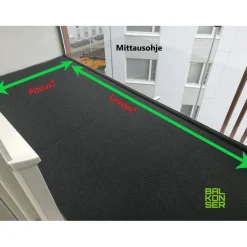 Dry Step Termomatto, mittatilaus, 100x1800-2100cm, eri sävyjä