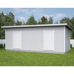 Elementtivarasto Aarni E8c, 6540x2640mm, 17.27m², puuvalmis