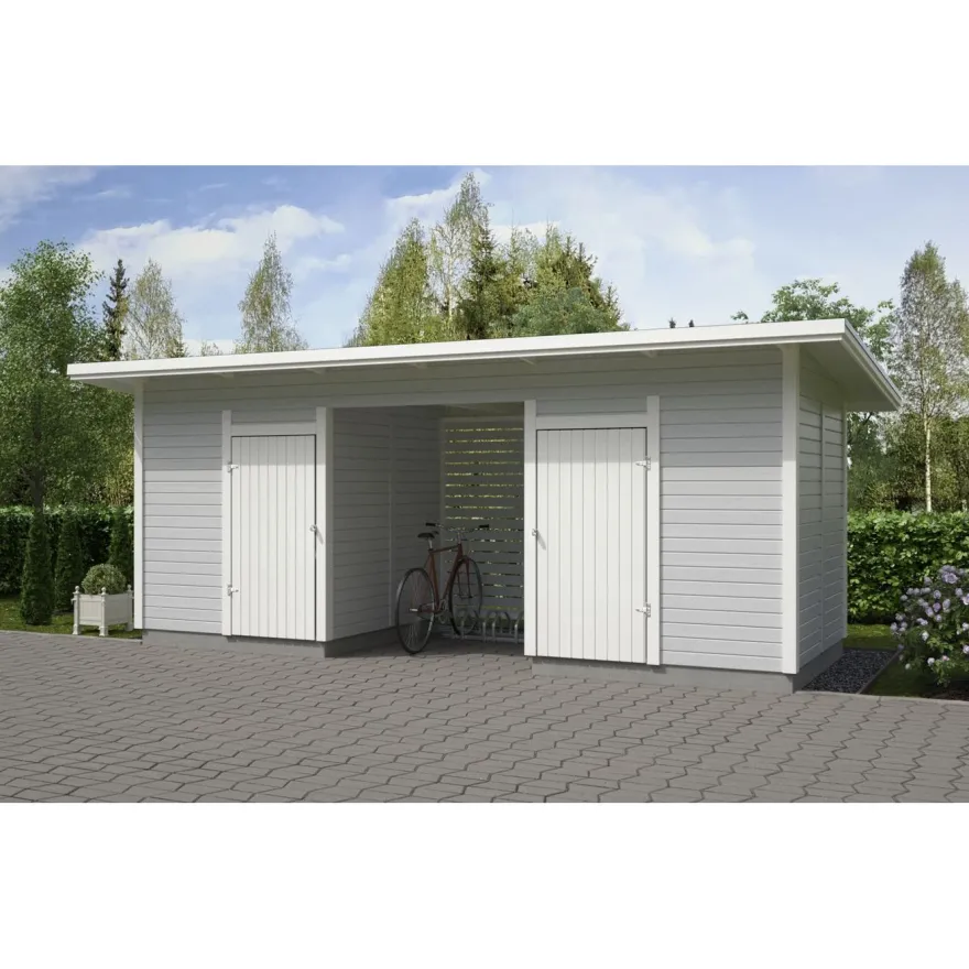 Elementtivarasto Aarni E8M, 8040x2140mm, 17.21m², puuvalmis