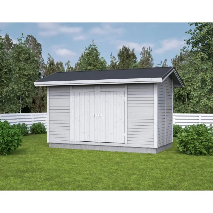 Elementtivarasto Aarni E6, 4040x2140mm, 8.65m², puuvalmis