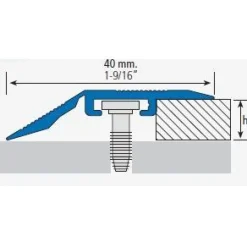 Eritasolista Euroshrink alumiini 216a, 4-12mm, 40mm, eri vaihtoehtoja