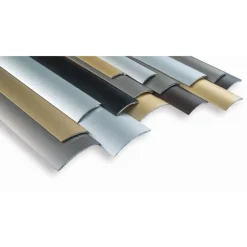 Eritasolista Maler sileä, 0-10mm, 6.2x41x1000mm, alumiini, tarra, musta anodisoitu