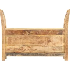 Eteisen penkki 103x33x72 cm täysi mangopuu