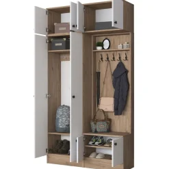 Eteisen säilytyskokonaisuus Linento Furniture EA145, 119.6x226.4cm