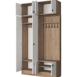 Eteisen säilytyskokonaisuus Linento Furniture EA145, 119.6x226.4cm