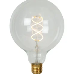 Filamenttilamppu Lucide G125, Ø12.5cm, IP20, 4.9W, kirkas