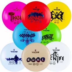 8 frisbeegolfkiekon setti, Viking Discs Ground Set