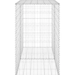 Gabion-kivikori kansilla galvanoitu teräs 150x60x100 cm