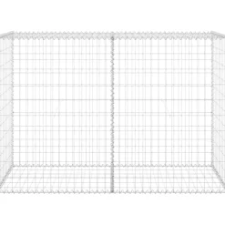 Gabion-kivikori kansilla galvanoitu teräs 150x60x100 cm