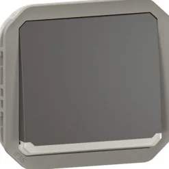 Hakuvalollinen vaihtopainikemekanismi Legrand Plexo 10 A IP55, antrasiitti