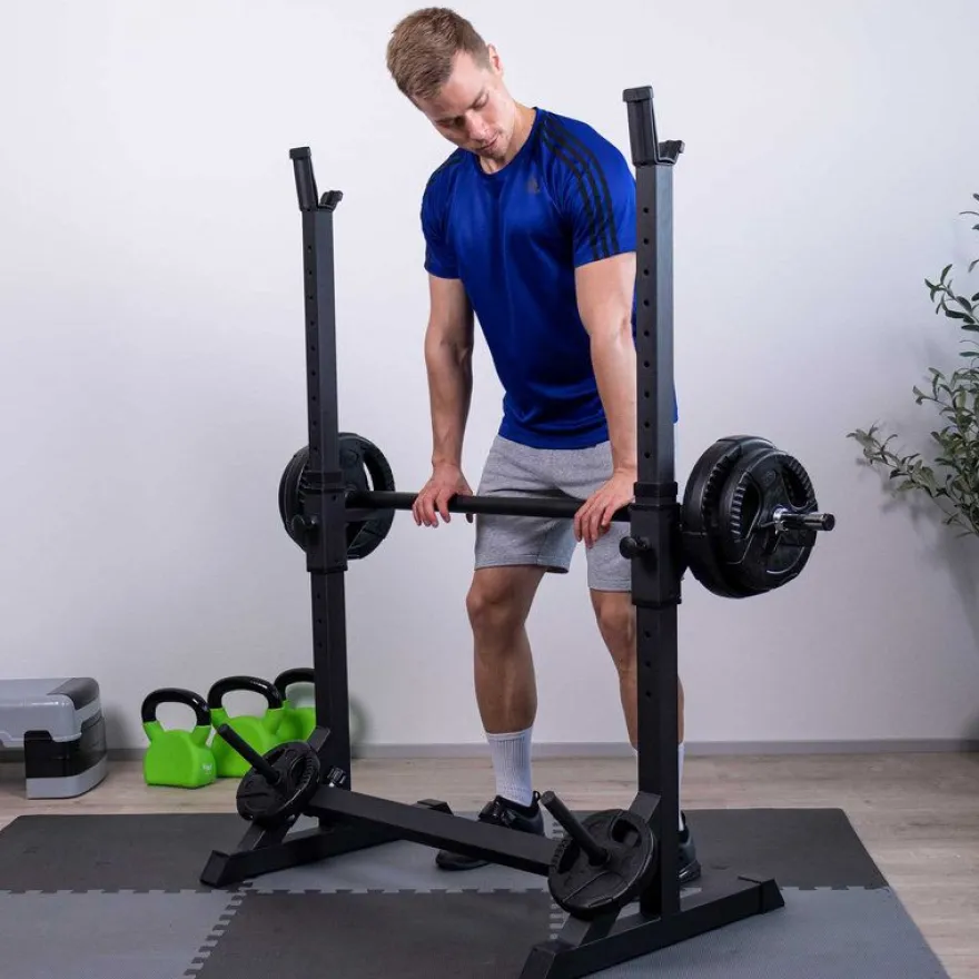 Half Rack Kyykkyteline Nordcore Core 107x60x150 cm, musta