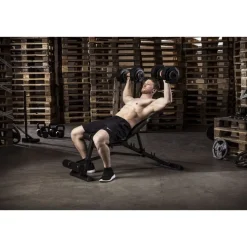 Harjoittelupenkki Tunturi UB80 Utility Bench, kokoontaitettava, max.150kg