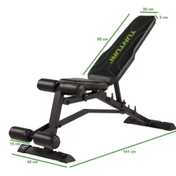 Harjoittelupenkki Tunturi UB80 Utility Bench, kokoontaitettava, max.150kg