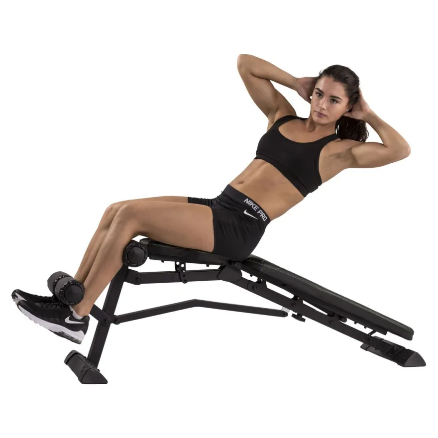 Harjoittelupenkki Tunturi UB80 Utility Bench, kokoontaitettava, max.150kg