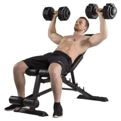 Harjoittelupenkki Tunturi UB80 Utility Bench, kokoontaitettava, max.150kg