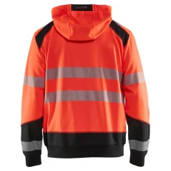 Huppari Blåkläder 3546 Highvis, huomiopunainen/musta