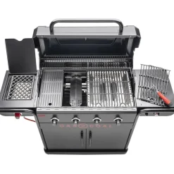 Hybridigrilli Char-Broil Gas2Coal 2.0 440 Special Edition, 4 poltinta, pihvinpaistopoltin