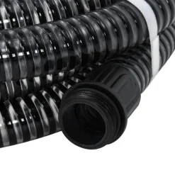 Imuletku messinkiliittimillä musta 1,1" 20 m PVC, Verkkokaupan poistotuote