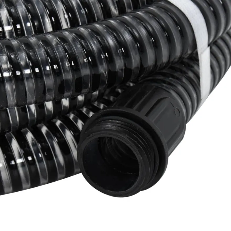 Imuletku messinkiliittimillä musta 1,1" 20 m PVC, Verkkokaupan poistotuote