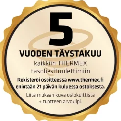 Induktiotaso liesituulettimella Thermex Typhoon II Flex Zone, 800mm, musta, omalla moottorilla