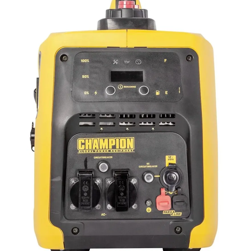 Invertteriaggregaatti Champion Dual Fuel The Supersilent, 2000W, 2x230V 1x12V 2xUSB