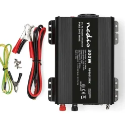 Invertteri Nedis PIP30012FBK 12V 300W puhdas siniaalto
