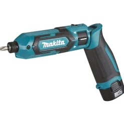 Iskevä sauvaruuvinväännin Makita TD022DSJ, 7.2V, 2x1.5Ah akuilla + laukku