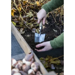 Istutuslapio Nelson Garden, 33 cm, leveä, ruostumaton teräs/FSC