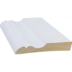 Jalkalista Cent, 3059P, 15x95x3300mm, koriste, mänty, valkoinen