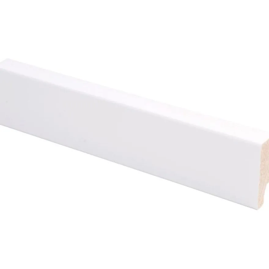 Jalkalista Maler Aava, 12x32x2700mm, mänty, valkoinen