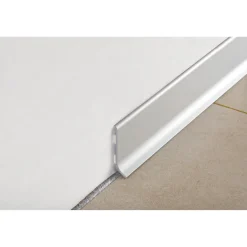 Jalkalista Progress Profiles Skirting 40, tarrakiinnitys, 40x2000mm, anodisoitu alumiini