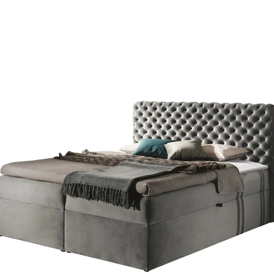 Jenkkisänky CHESTERFIELD + sijauspatja, eri kokoja ja värejä