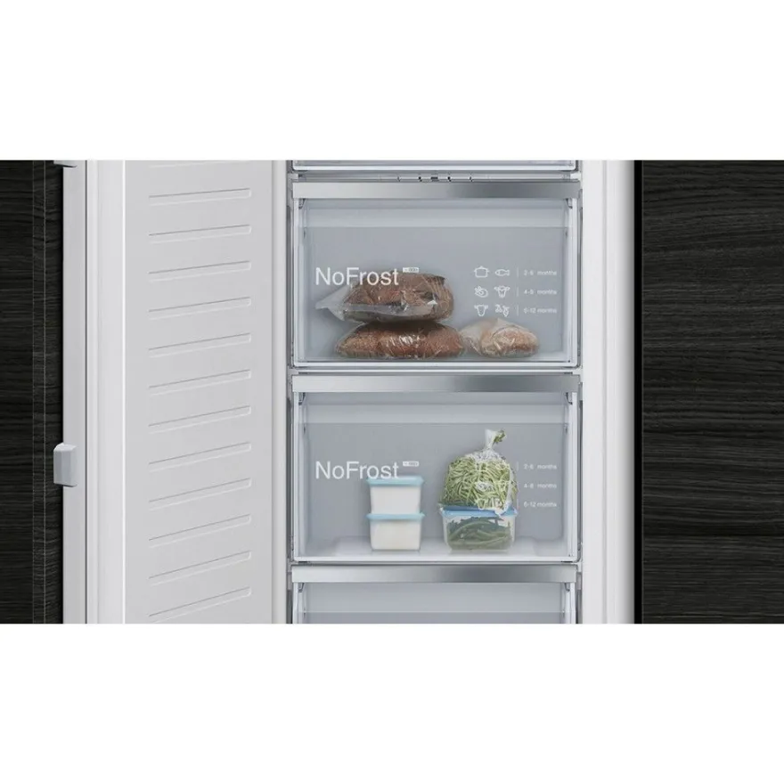 Jääkaappi ja pakastin Siemens iQ300 KI81RVFE0 GI81NVEE0, 109.9cm, 310/212 l, integroitava