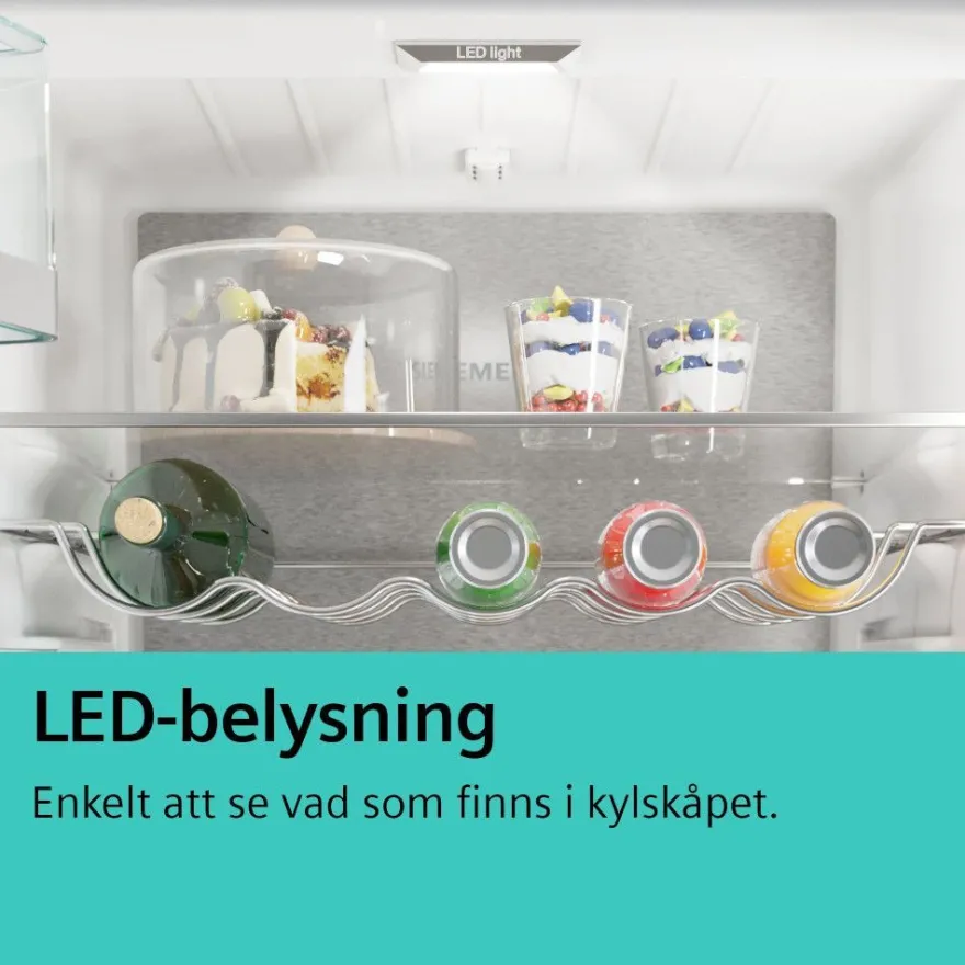 Jääkaappi ja pakastin Siemens iQ300 KI81RVFE0 GI81NVEE0, 109.9cm, 310/212 l, integroitava