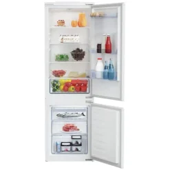 Jääkaappipakastin Beko BCSA285K4SN, integroitava, 54cm, 193/78 l, valkoinen