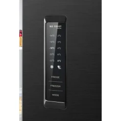Jääkaappipakastin Bomann KG7358SIX Side by Side French Door, 79 cm, 237/125 l, musta