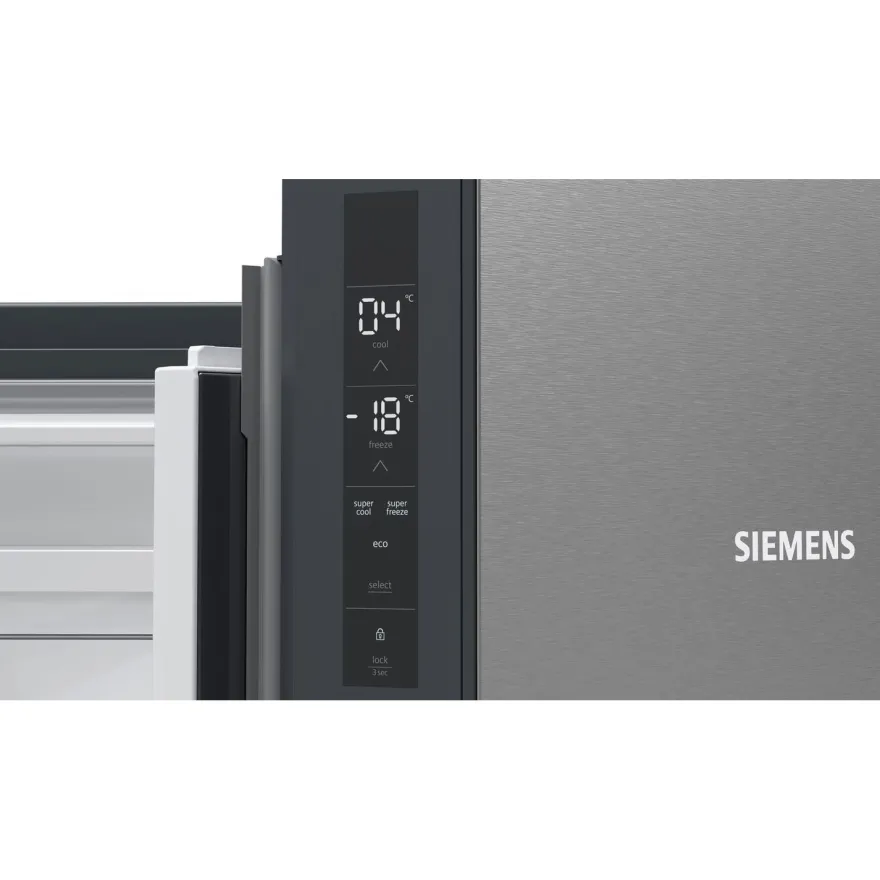 Jääkaappipakastin Siemens iQ300 French Door KF96NVPEA, 90.5cm, 405/200 l, teräs
