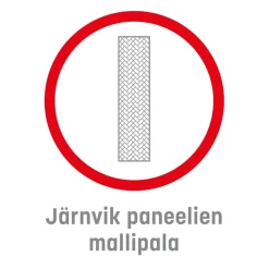 Järnvik Decoration -paneelin mallipala