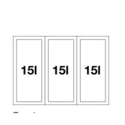 Jätevaunu Blanco Select II 60/4