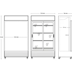 Juomakaappi Scandomestic SD1002SLE, 113cm, 823 l, valkoinen
