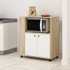 Kaappi Linento Furniture Clara tammi/valkoinen